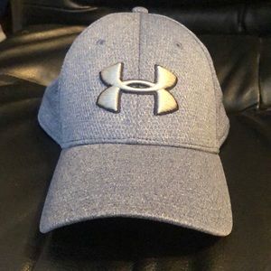 Under Armour Heathered Blitzing cap. Blackout Navy/Steel